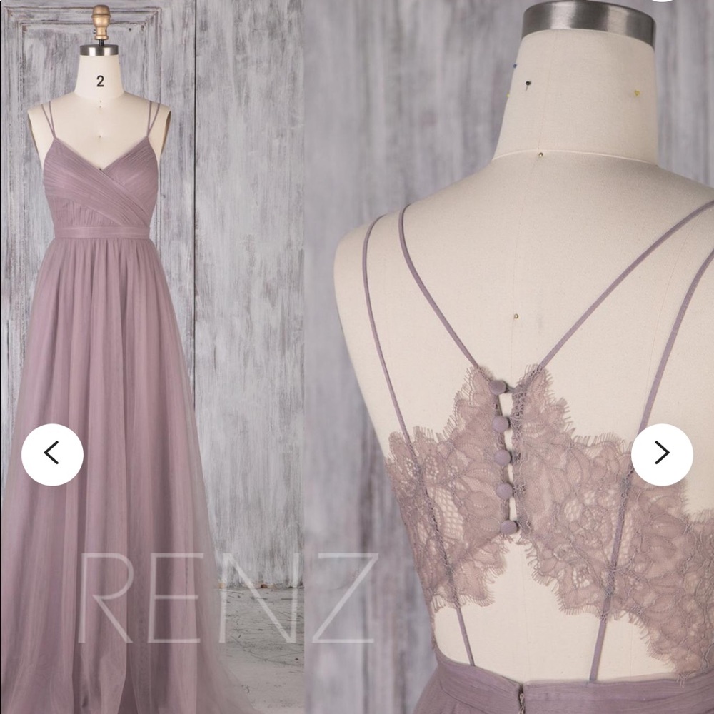 Renz rag bridesmaid dress